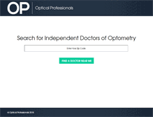 Tablet Screenshot of opticalprofessionals.com